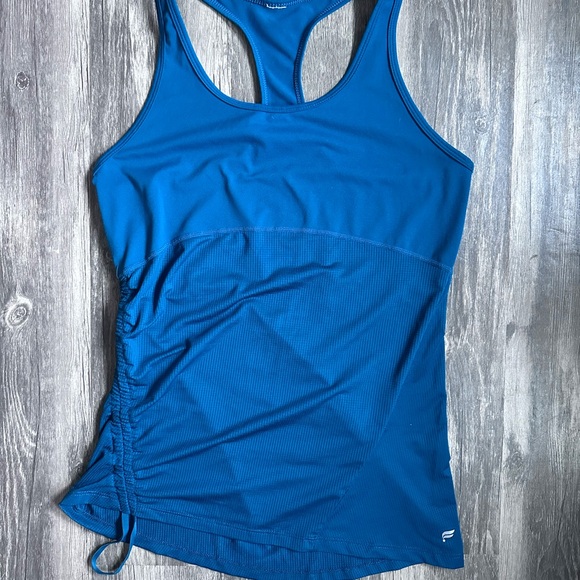 Fabletics Tops - Fabletics Athletic Tank Top SZ S/M Fabletics Cashel Curved Cinch Tank Blue
